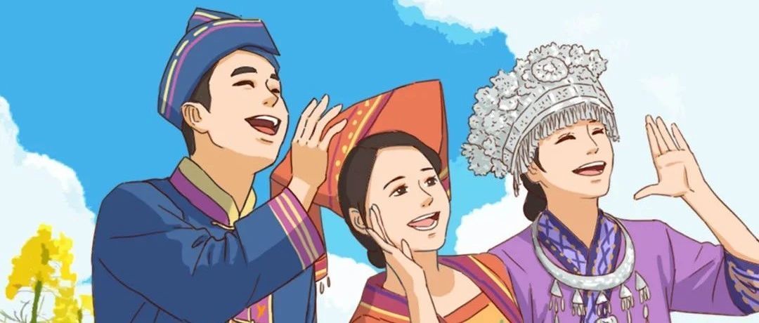 Tiếng hát dân tộc壮 truyền khắp đất八quận, trái tim động lực sôi nổi trong ngày hội tam ngưu.